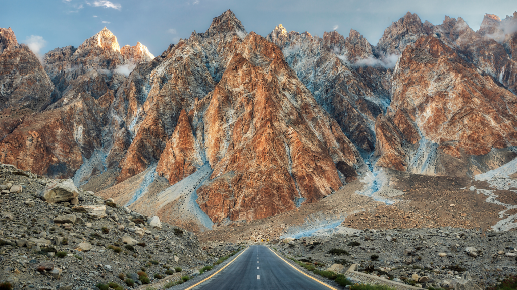passu cones in winter with snow on the top - rozefstourism.com