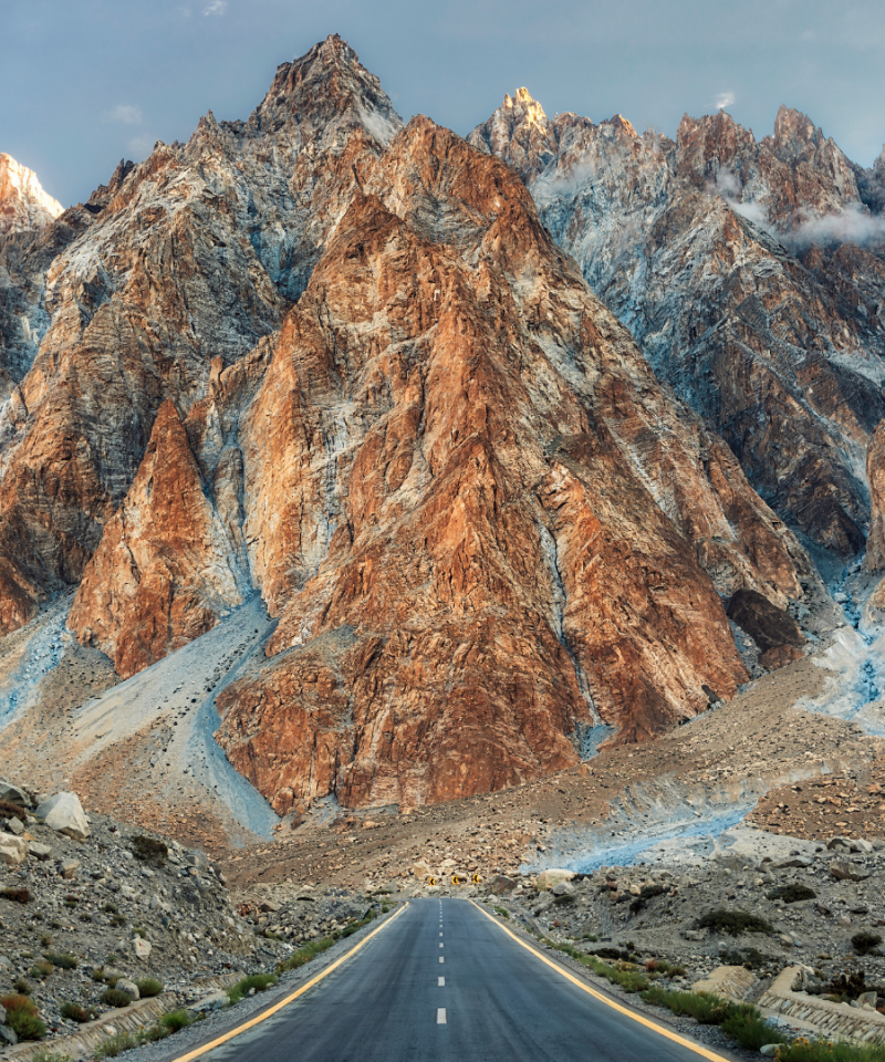 passu cones in winter with snow on the top - rozefstourism.com