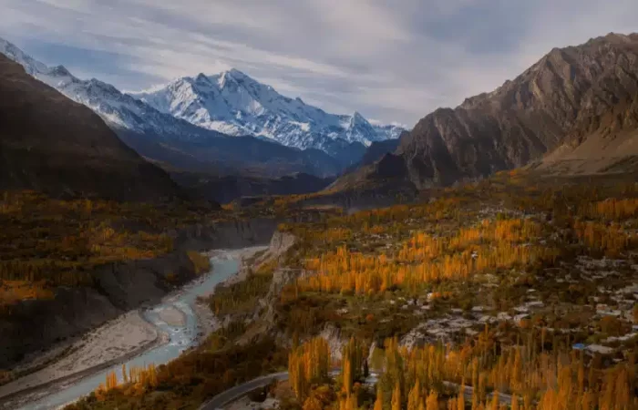 Picture of Hunza valley during Autumn season tour by Rozefs Tourism