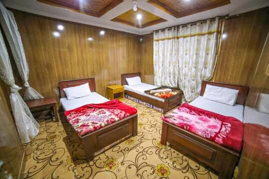 3 beds room of hotel in Skardu
