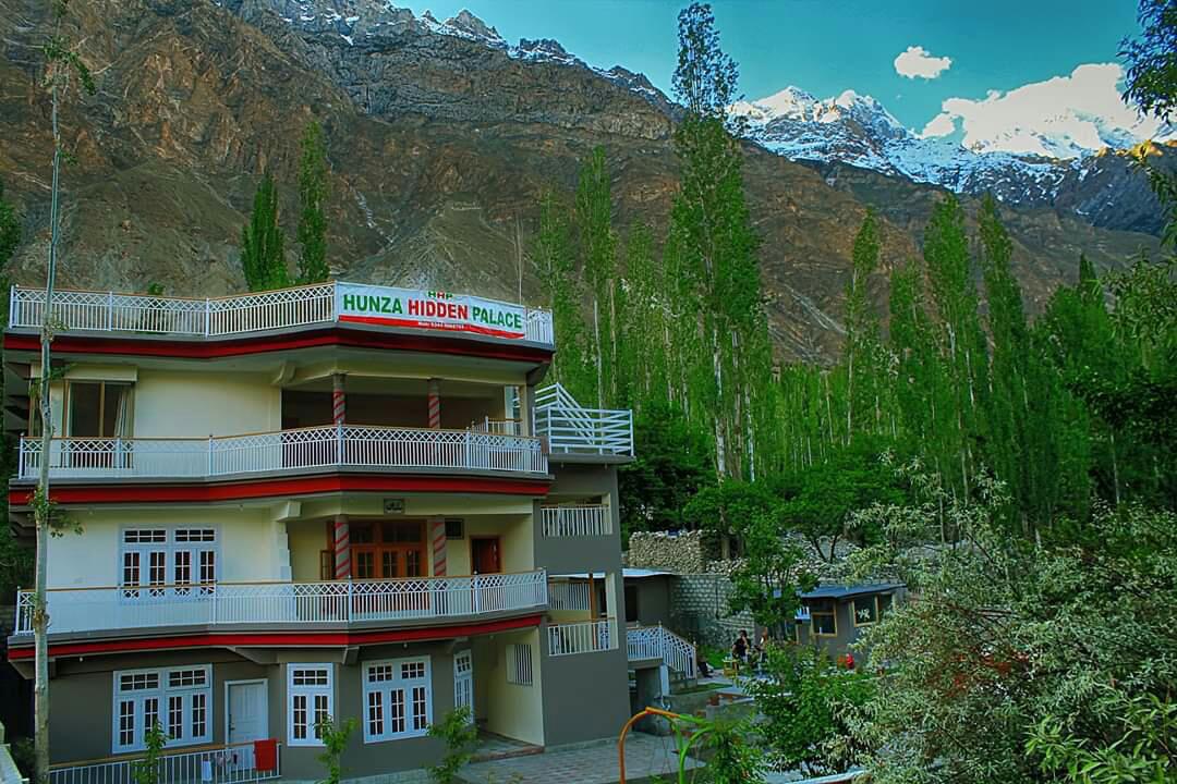 Hotel in Hunza Valley front views