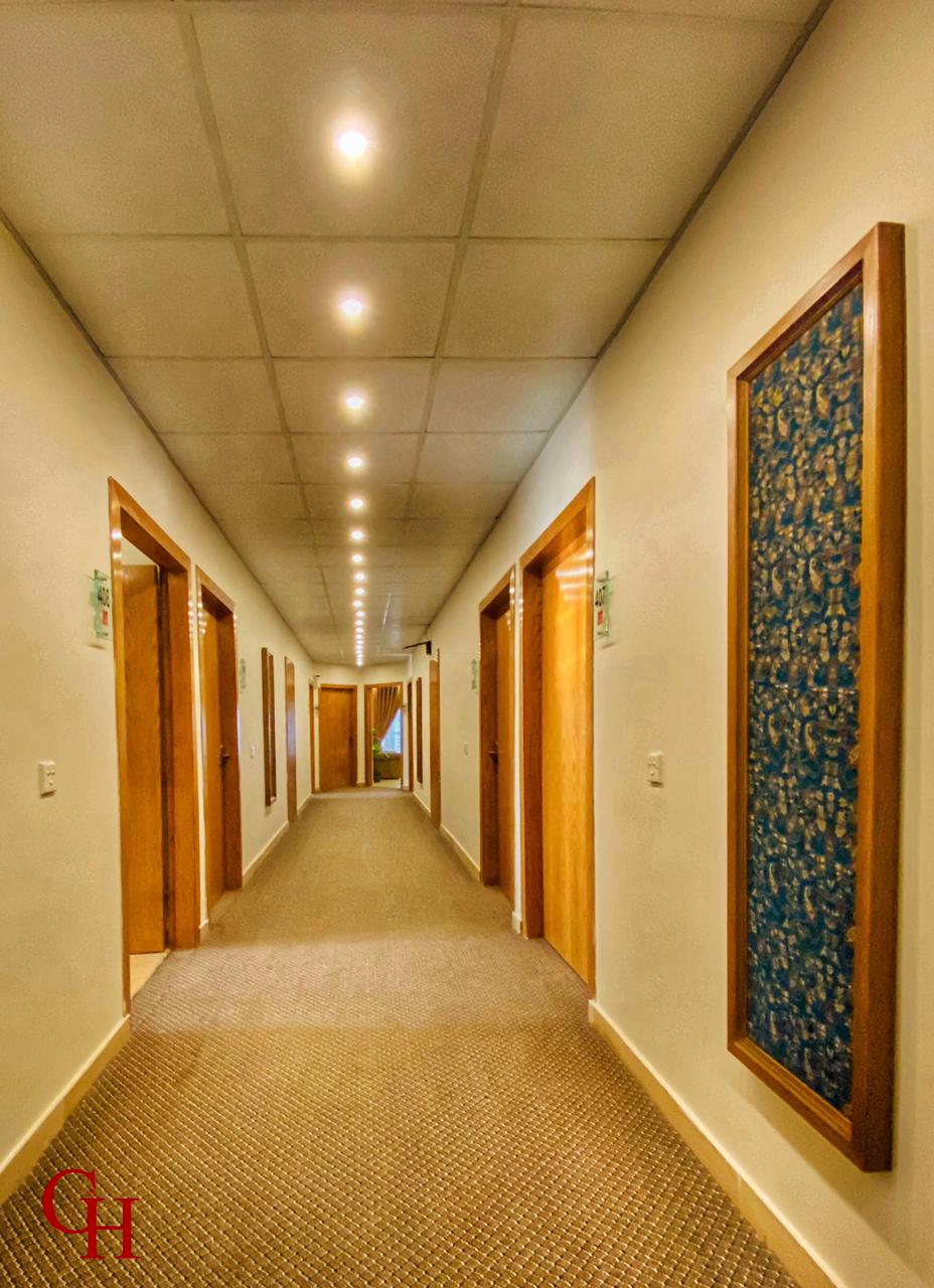Hallway of Hotel for stay in Islamabad