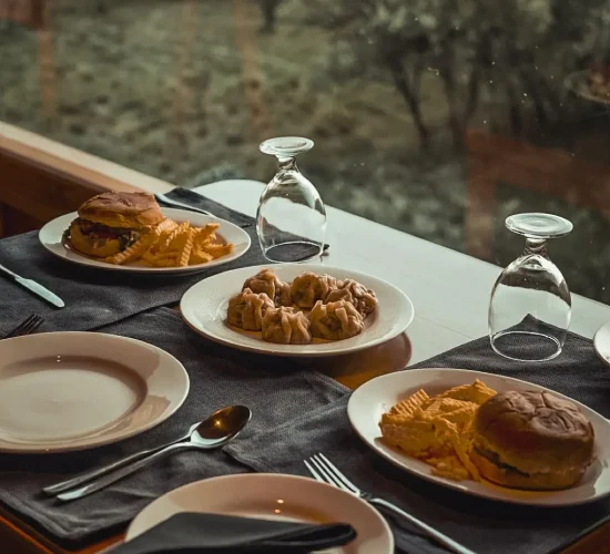 meals being served at hotel in shigar skardu