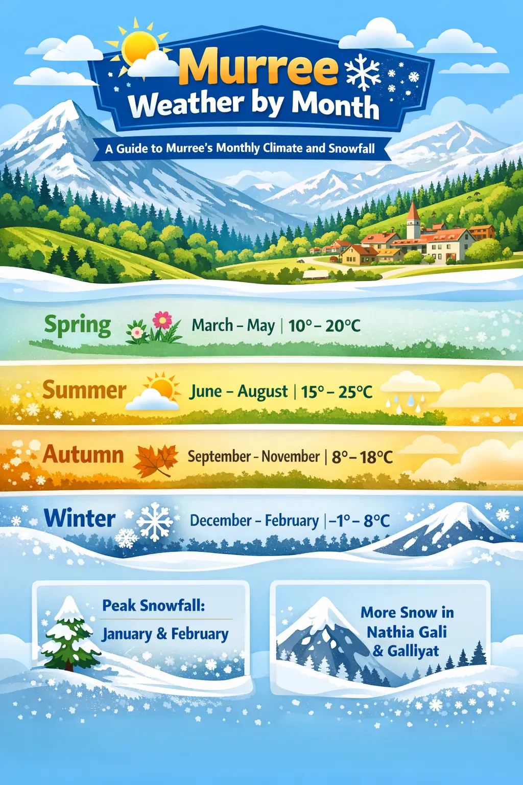 Murree Weather Guide - Rozefs Tourism
