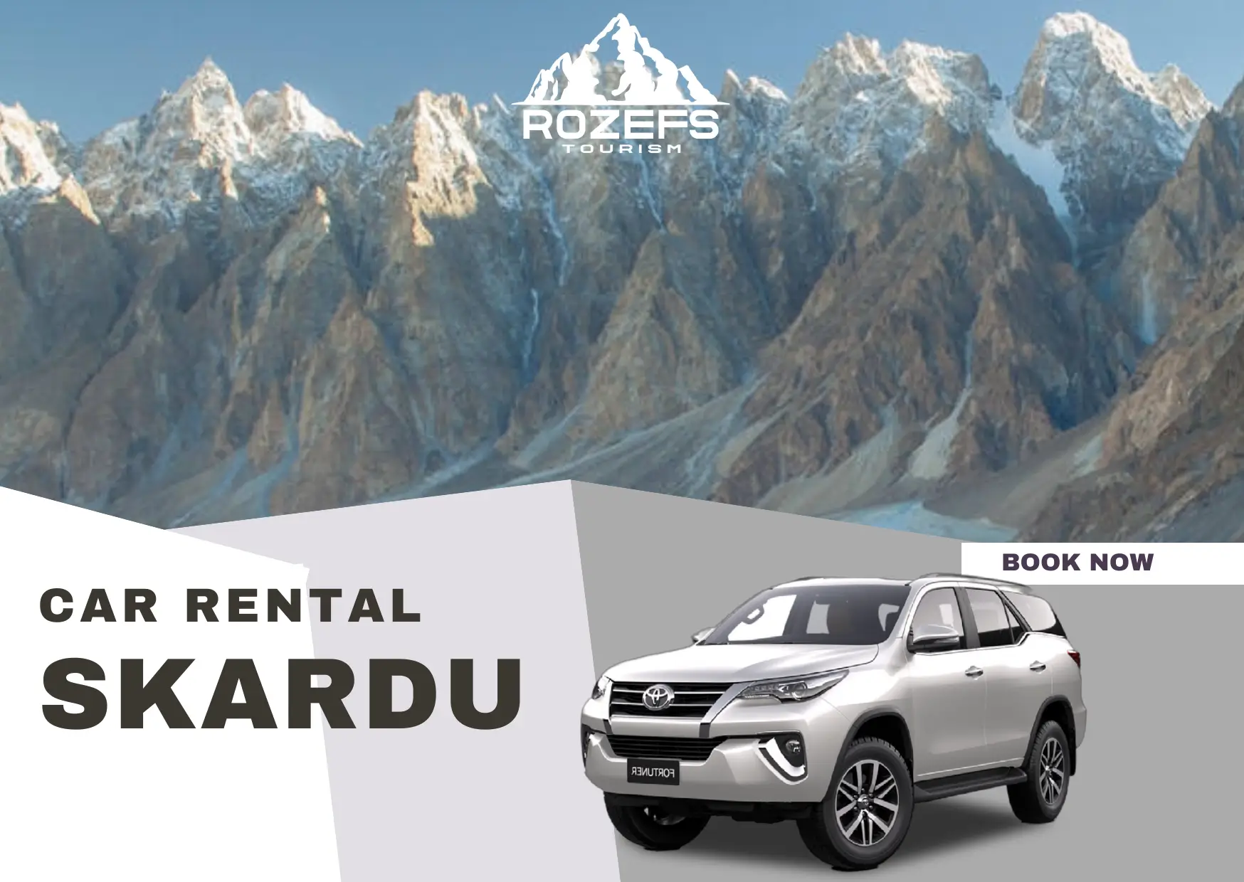 Skardu Car Rental Service - Rozefs Tourism