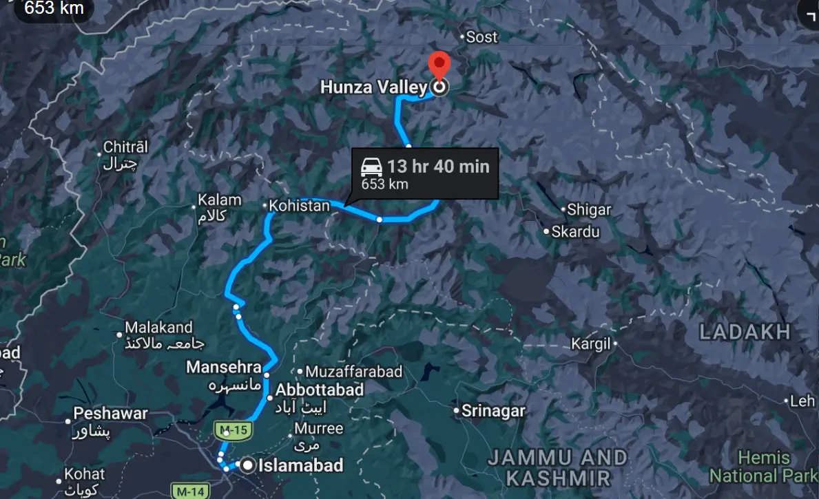 Hunza Map Hunza Valley Tour Spring Season | Best for Couple & Families